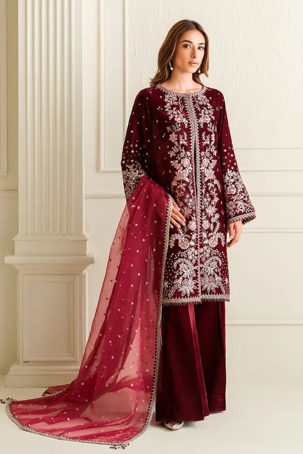EMBROIDERED VELVET UF - 743 - NEW NAMAL PRET