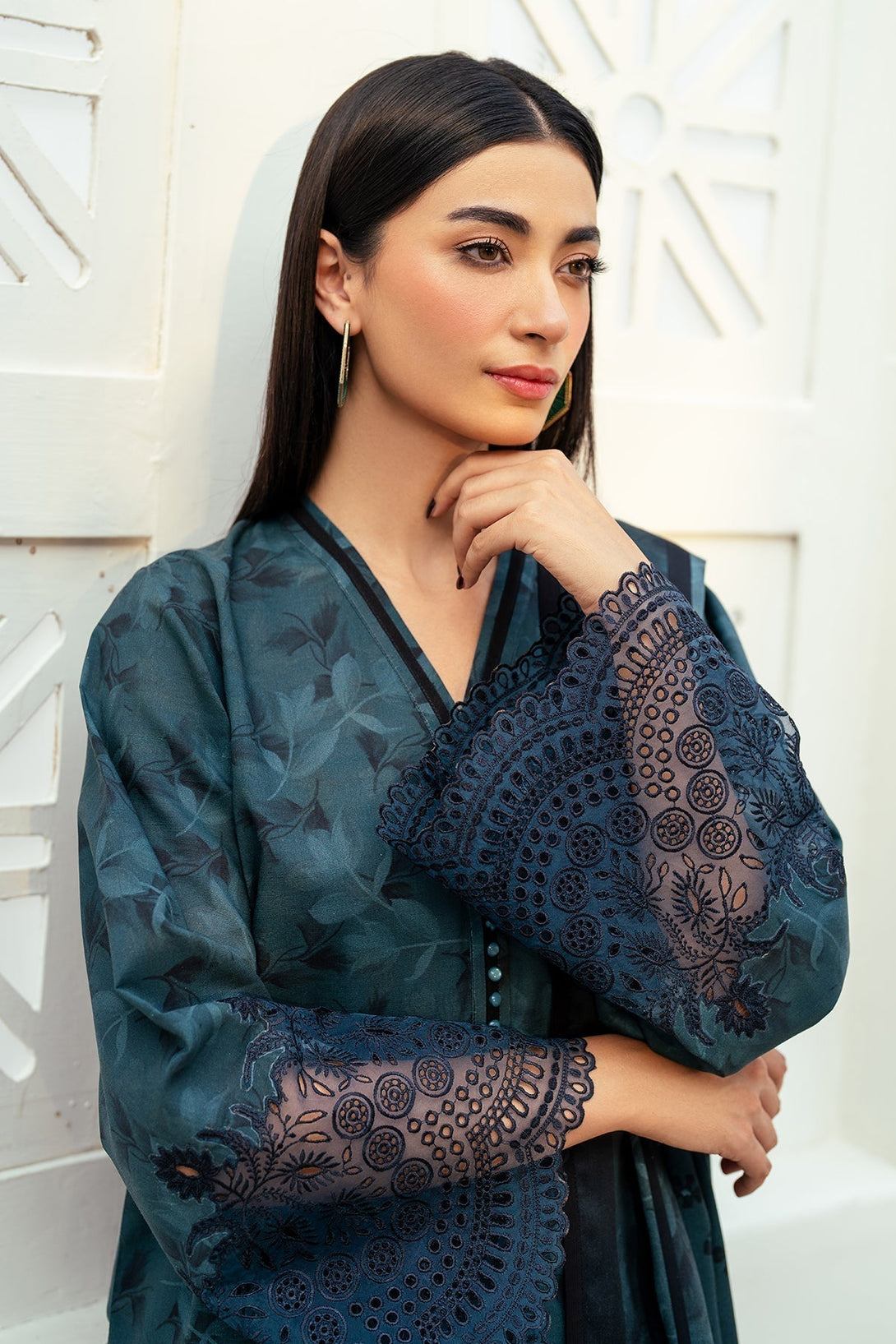 EMBROIDERED VISCOSE UF - 4018 - NEW NAMAL PRET