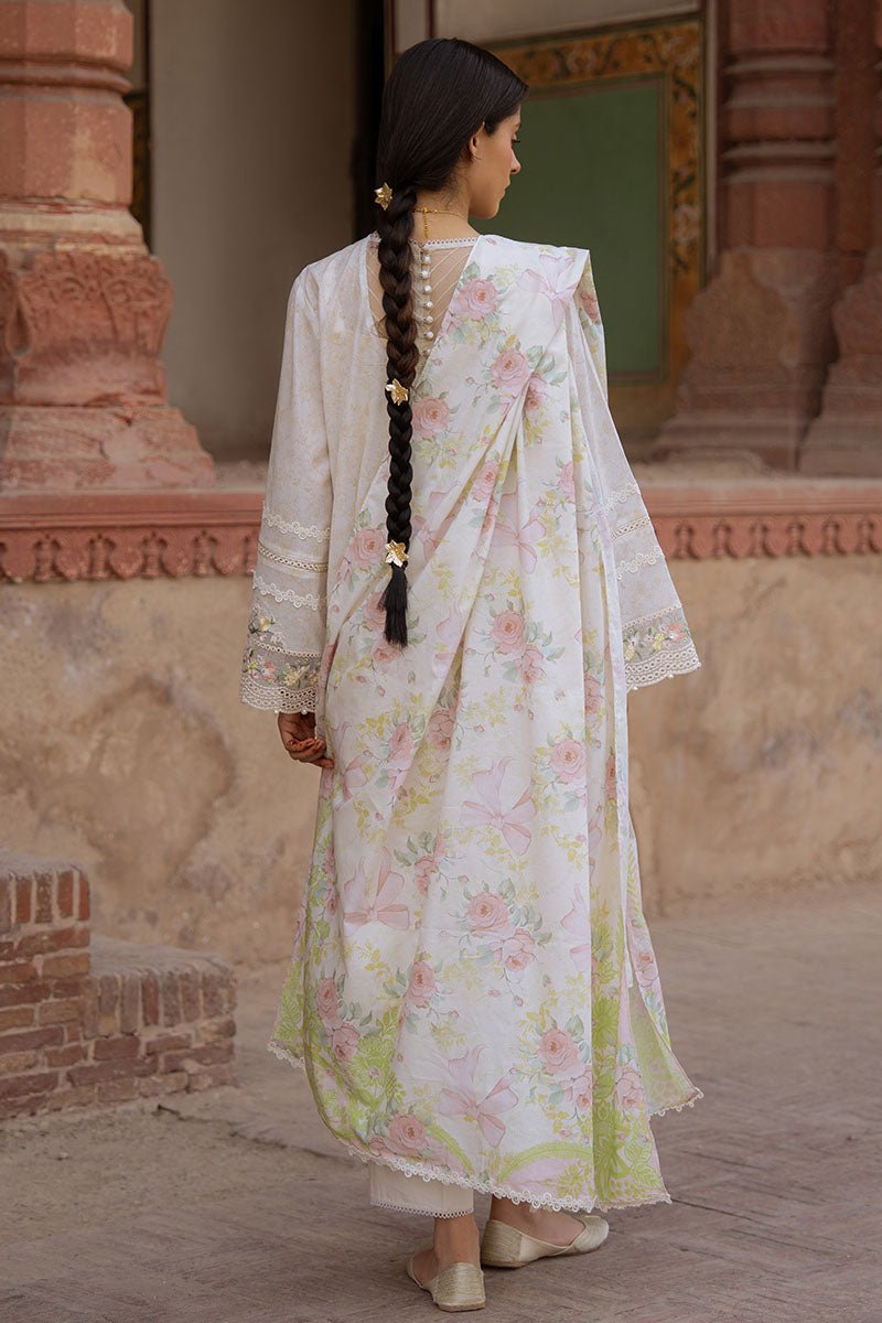FLORAL GARLAND - 3PC PRINTED LAWN SUIT - NEW NAMAL PRET