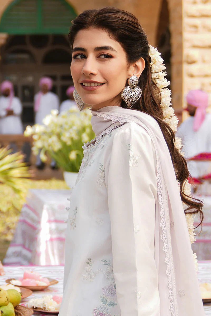 IVORY WHISPER - 3 PC EMBROIDERED LAWN SUIT - NEW NAMAL PRET