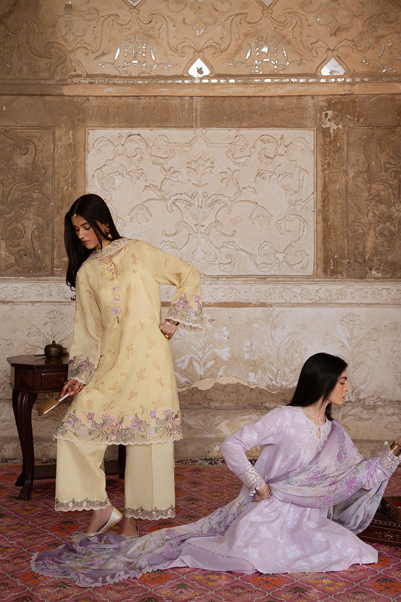 LAVENDER BLISS - 3PC JACQUARD SUIT - NEW NAMAL PRET