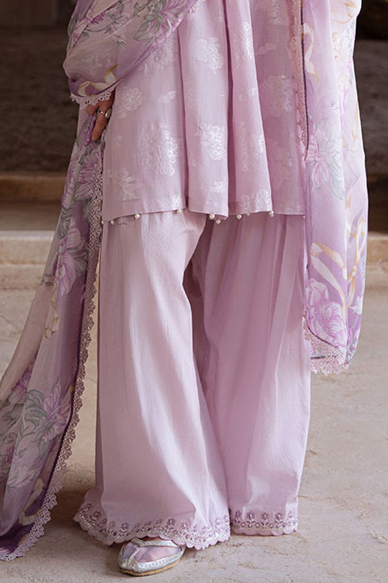 LAVENDER BLISS - 3PC JACQUARD SUIT - NEW NAMAL PRET