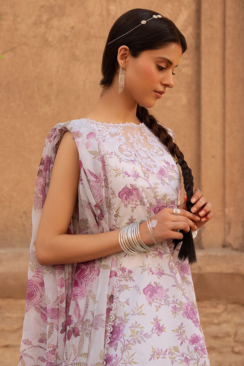 LILAC HINT - 3PC PRINTED LAWN SUIT - NEW NAMAL PRET