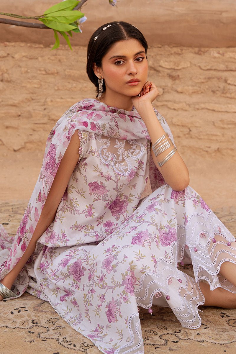 LILAC HINT - 3PC PRINTED LAWN SUIT - NEW NAMAL PRET