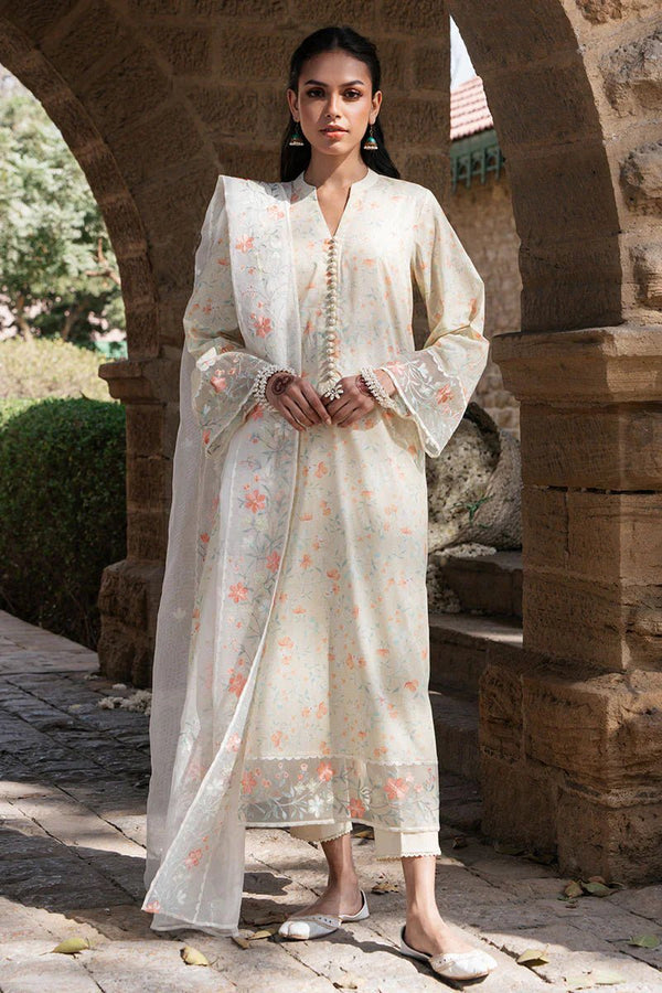 LIME DEW - 3 PC PRINTED LAWN SUIT - NEW NAMAL PRET