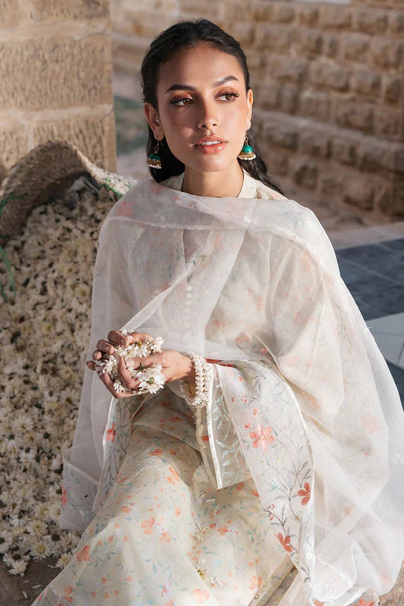 LIME DEW - 3 PC PRINTED LAWN SUIT - NEW NAMAL PRET