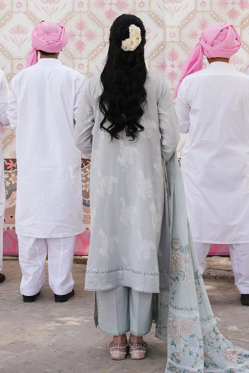 LUNAR BLOOM - 3 PC DYED LAWN SUIT - NEW NAMAL PRET