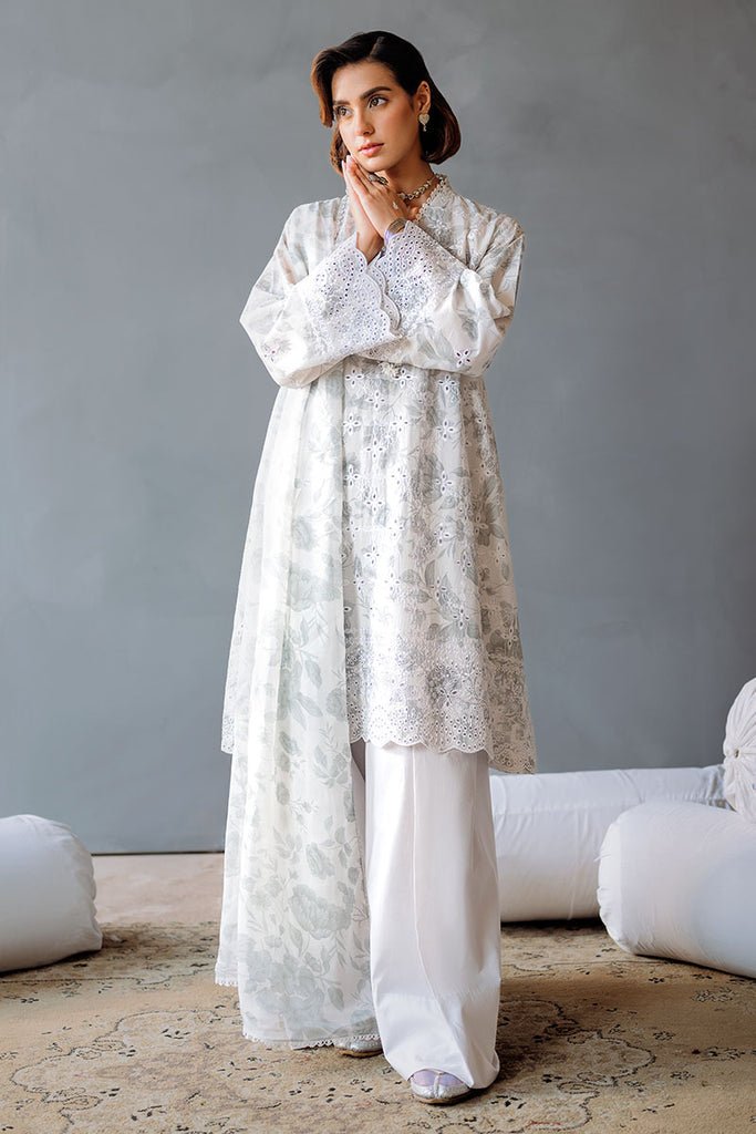 MESH BLOOM - 3PC PRINTED LAWN SUIT - NEW NAMAL PRET