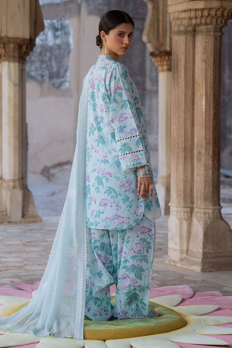 MINT GLAMOUR - 3PC PRINTED LAWN SUIT - NEW NAMAL PRET