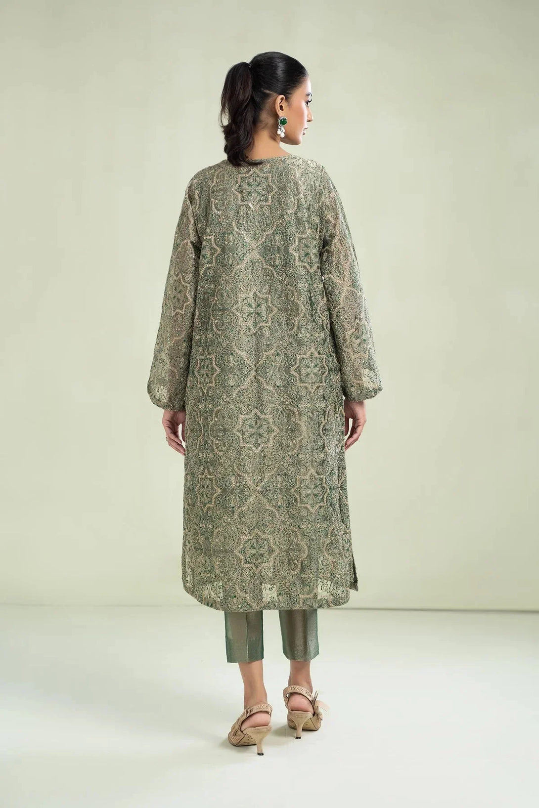 M.Luxe Fabrics Botel Green LF - 502 - NEW NAMAL PRET