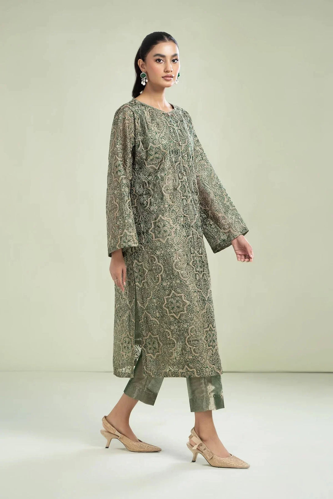 M.Luxe Fabrics Botel Green LF - 502 - NEW NAMAL PRET