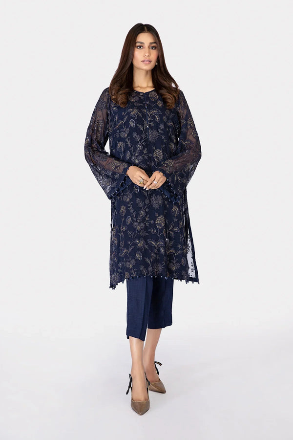 M.Luxe Fabrics LF - 305 - Blue - NEW NAMAL PRET