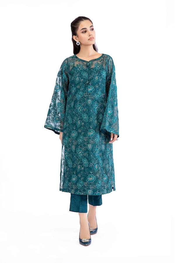 M.Luxe Fabrics Teal LF - 515 - NEW NAMAL PRET