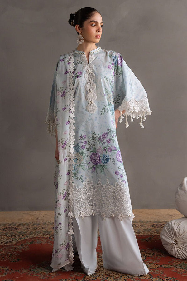 OCEAN BREEZE - 3PC PRINTED LAWN SUIT - NEW NAMAL PRET