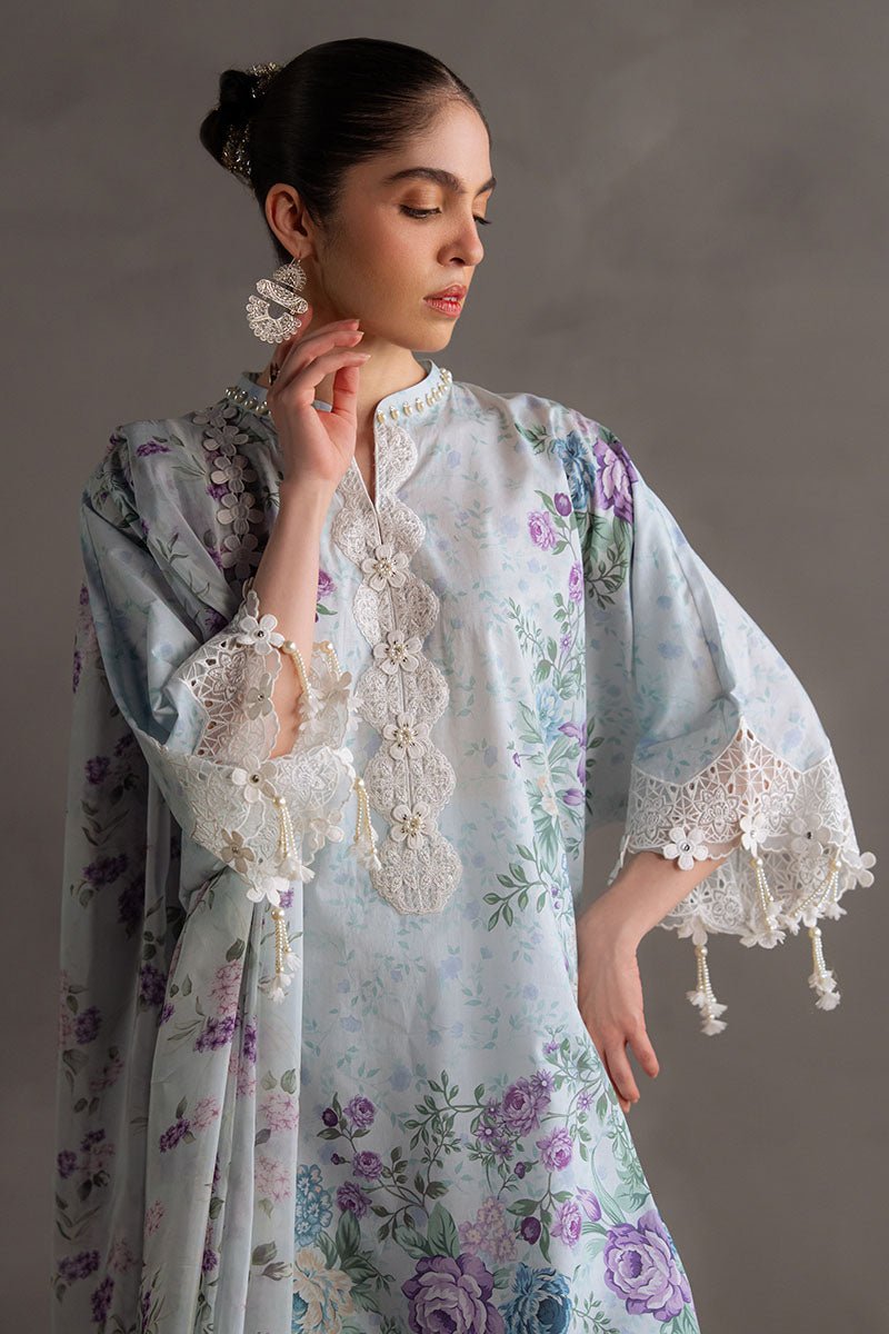 OCEAN BREEZE - 3PC PRINTED LAWN SUIT - NEW NAMAL PRET
