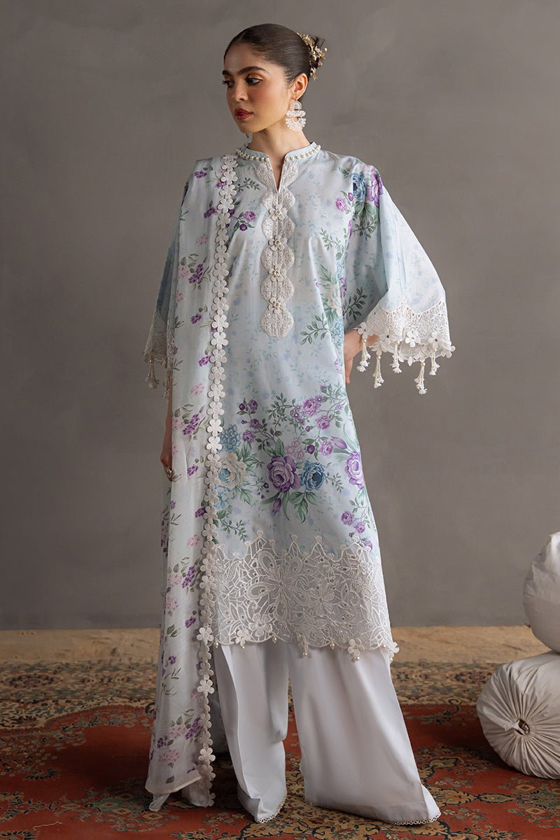 OCEAN BREEZE - 3PC PRINTED LAWN SUIT - NEW NAMAL PRET