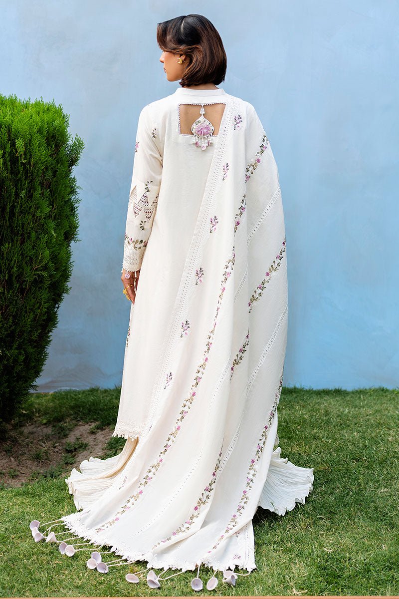 PETAL PARADISE - 3PC EMBROIDERED LAWN SUIT - NEW NAMAL PRET