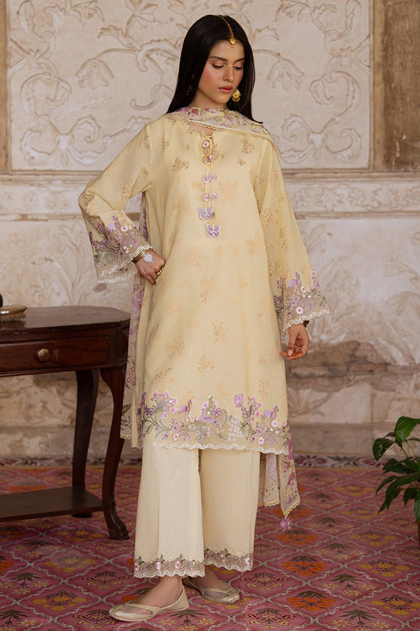 RADIANT MUSE - 3PC JACQUARD SUIT - NEW NAMAL PRET