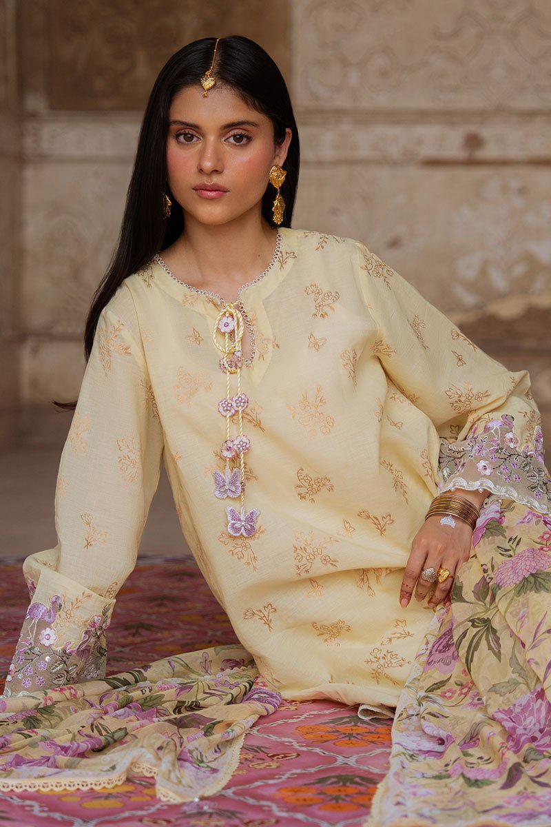 RADIANT MUSE - 3PC JACQUARD SUIT - NEW NAMAL PRET