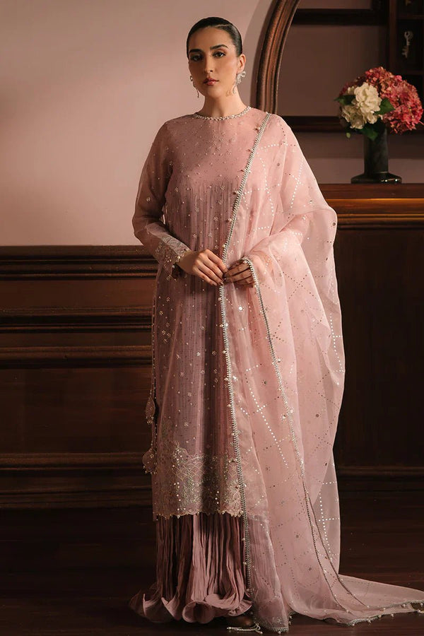 ROSY WHISPER - 4PC NET EMBROIDERED SUIT - NEW NAMAL PRET