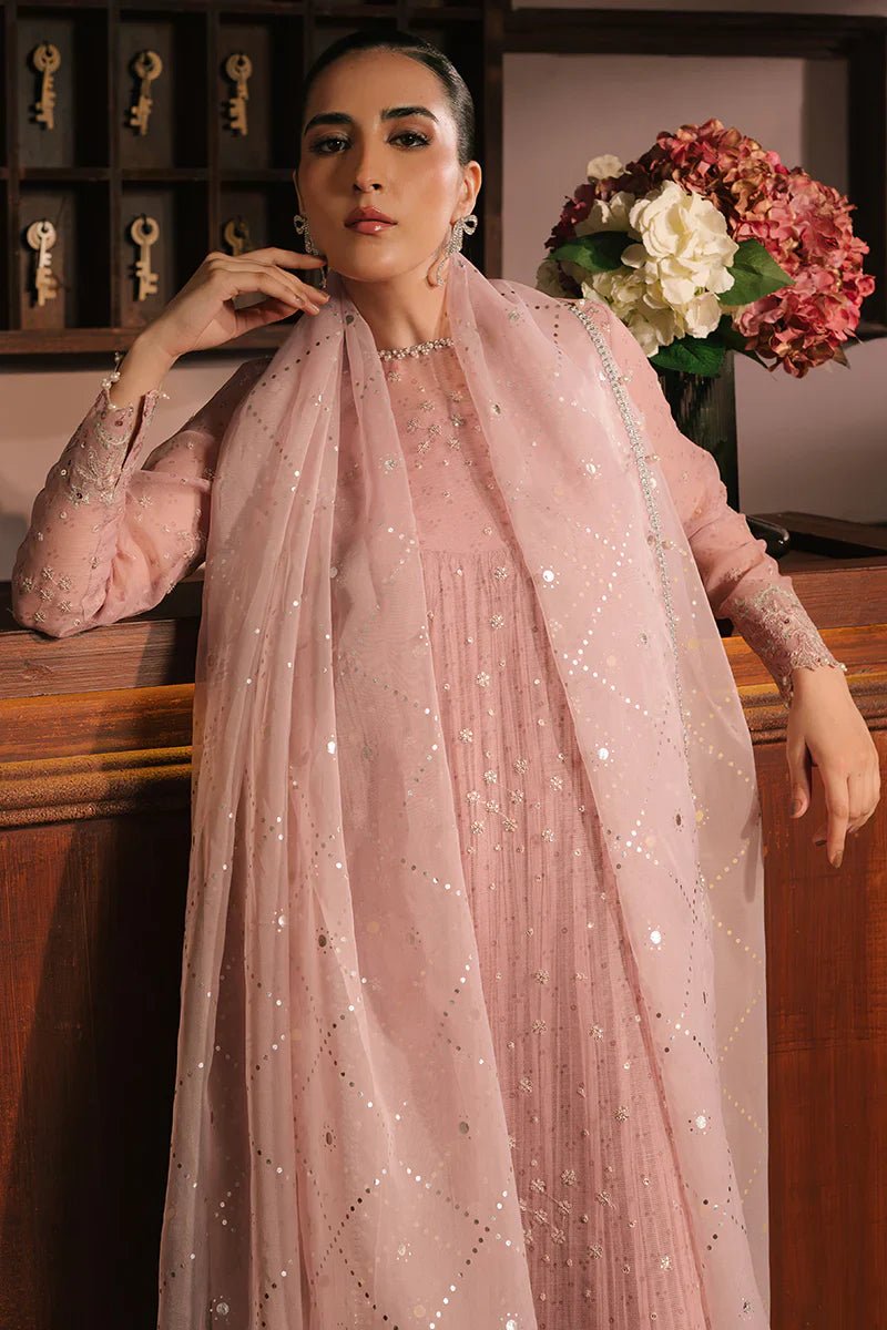 ROSY WHISPER - 4PC NET EMBROIDERED SUIT - NEW NAMAL PRET