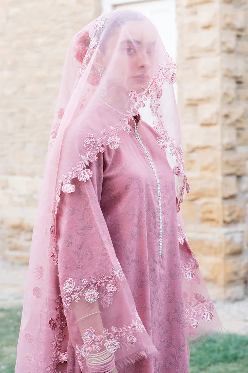 ROUGE TAN - 3 PC DYED LAWN SUIT - NEW NAMAL PRET