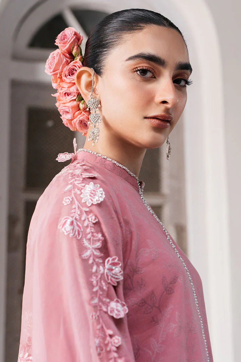 ROUGE TAN - 3 PC DYED LAWN SUIT - NEW NAMAL PRET