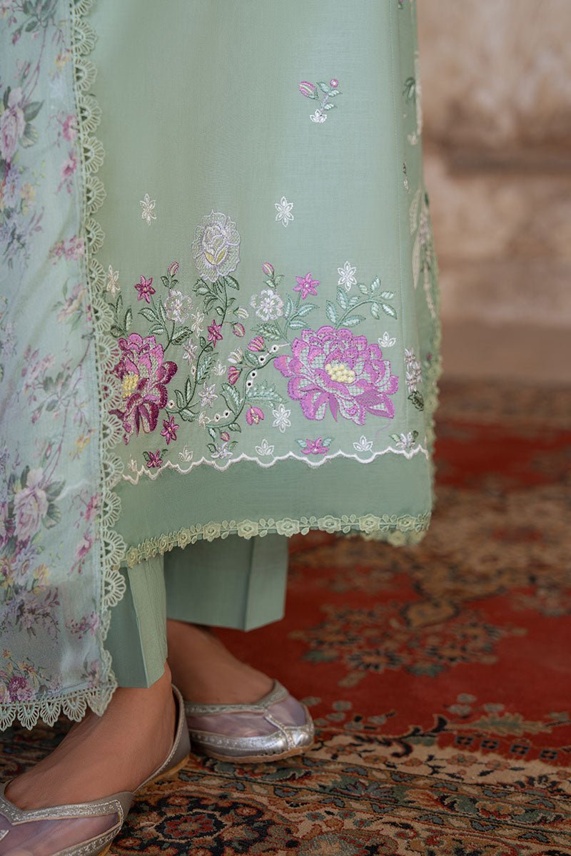 SAGE GRACE - 3PC EMBROIDERED LAWN SUIT - NEW NAMAL PRET