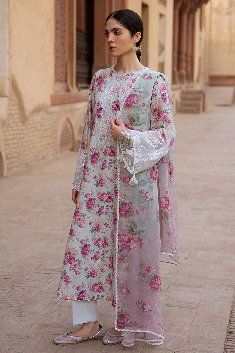 SPARKLING GEM - 3PC PRINTED LAWN SUIT - NEW NAMAL PRET