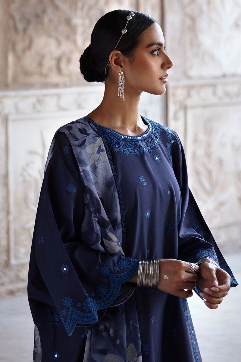 STAR GAZE - 3PC EMBROIDERED LAWN SUIT - NEW NAMAL PRET