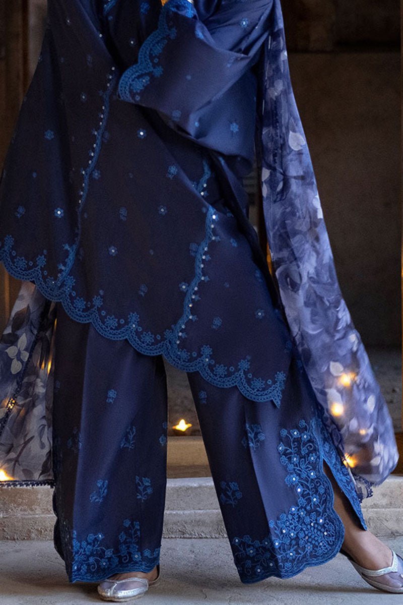 STAR GAZE - 3PC EMBROIDERED LAWN SUIT - NEW NAMAL PRET