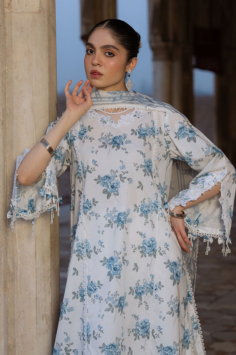 SUMMER MELODY - 3PC PRINTED LAWN SUIT - NEW NAMAL PRET