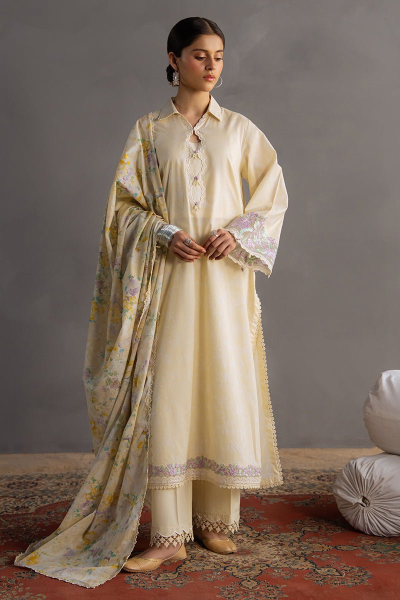 SUNSHINE GLOW - 3PC PRINTED LAWN SUIT - NEW NAMAL PRET