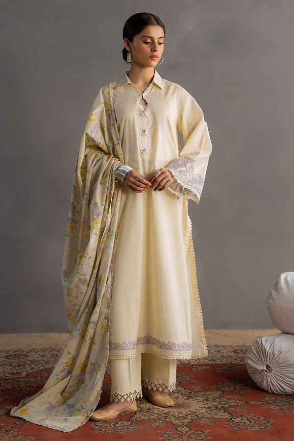 SUNSHINE GLOW - 3PC PRINTED LAWN SUIT - NEW NAMAL PRET