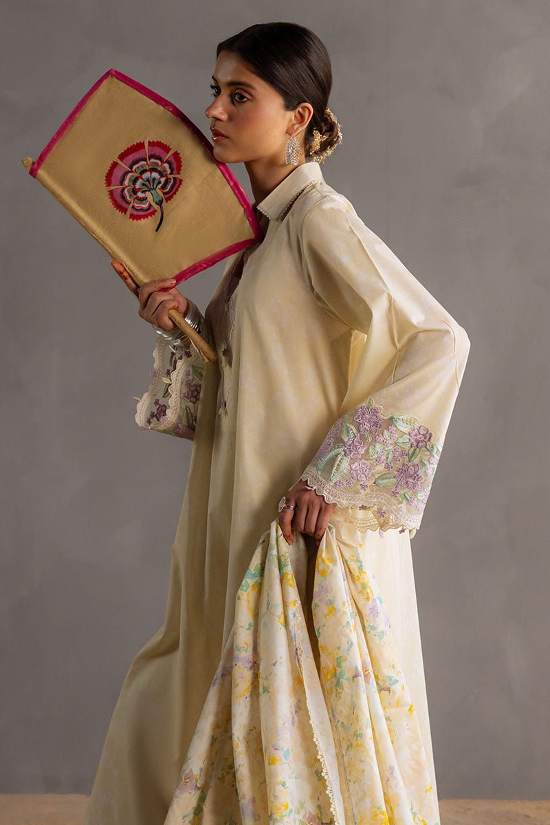 SUNSHINE GLOW - 3PC PRINTED LAWN SUIT - NEW NAMAL PRET