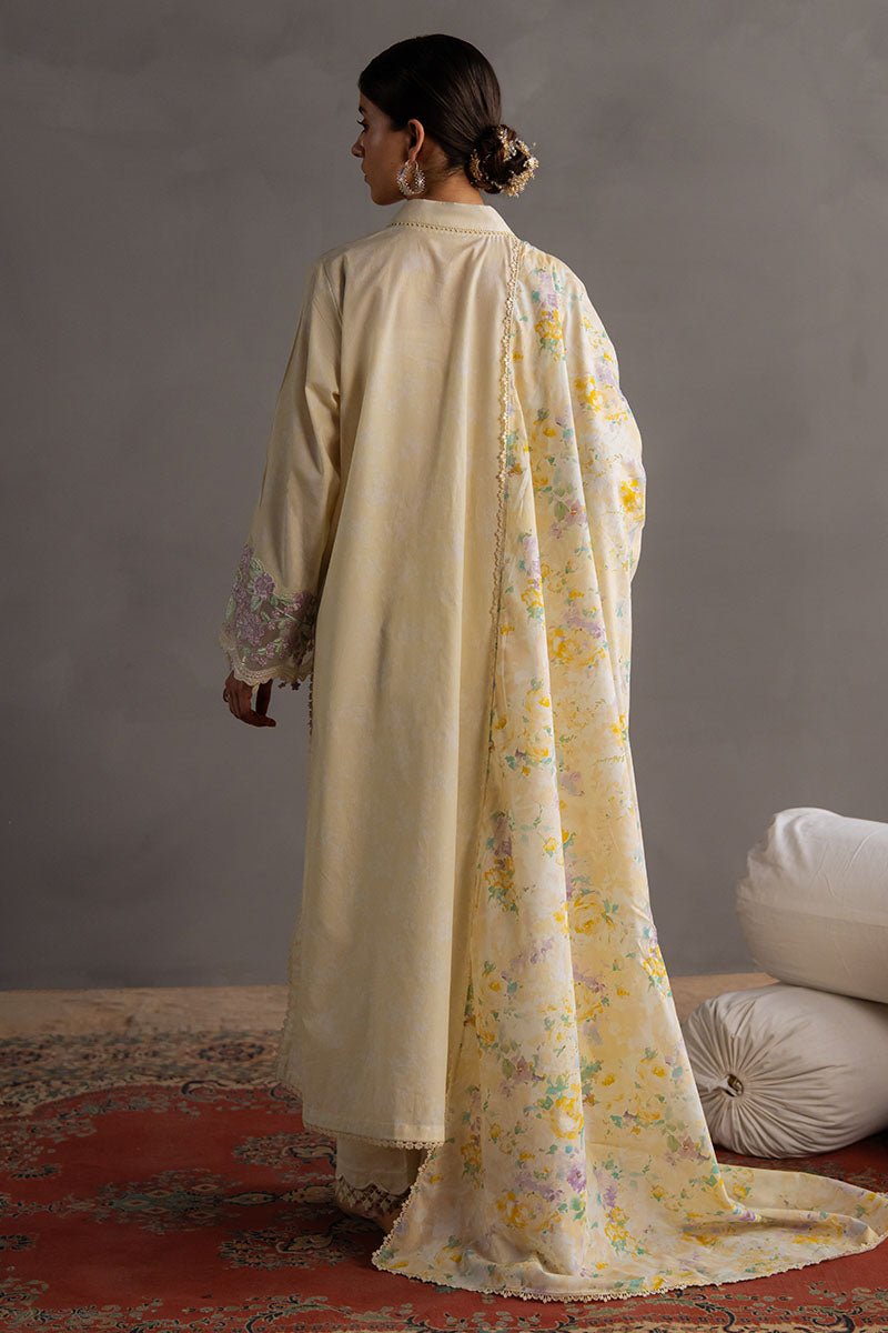 SUNSHINE GLOW - 3PC PRINTED LAWN SUIT - NEW NAMAL PRET